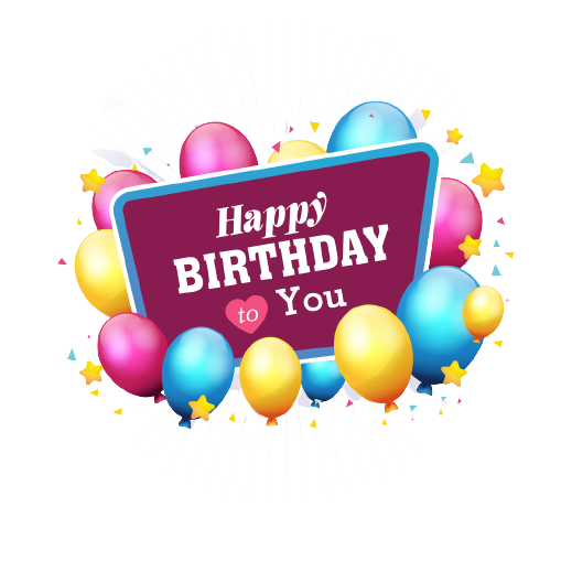 Happy Birthday Ribbon PNG Transparent Images Free Download, Vector Files