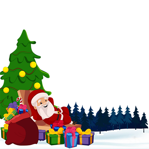 Merry Christmas Santa Claus PNG Images With Transparent Background